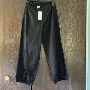 Tulip black, wide legged pants. NWT. Size XS